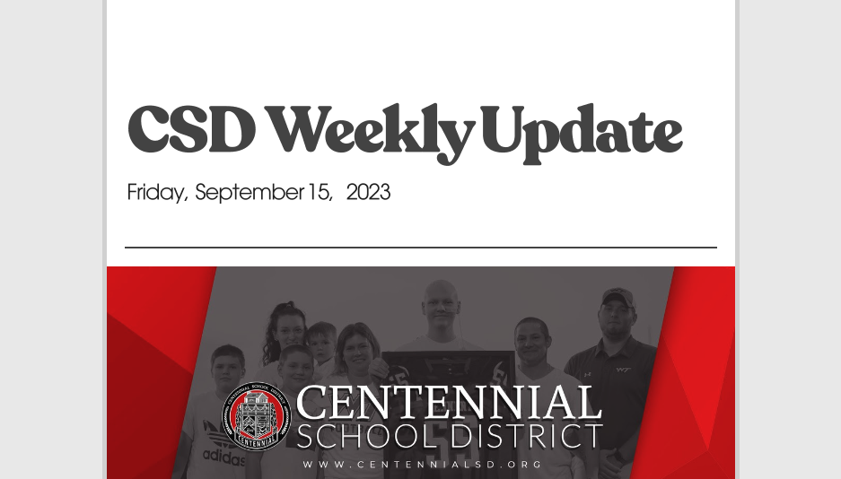CSd Weekly Update